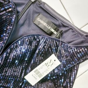 Blue Sequin Women's Jumpsuit